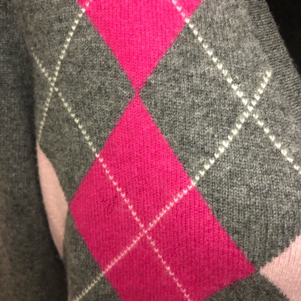 Michael Kors Cashmere Argyle Sweater